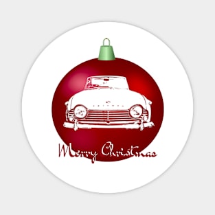 Triumph TR4A British classic car monoblock Christmas ball special edition Magnet